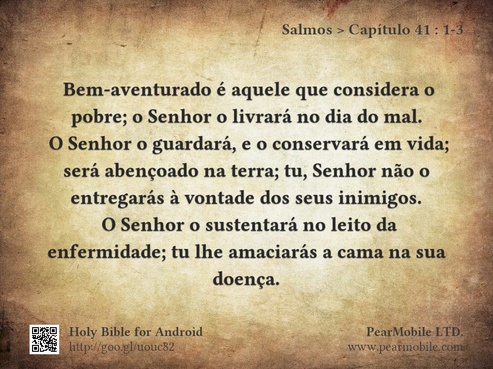 Salmos, Capítulo 41:1-3